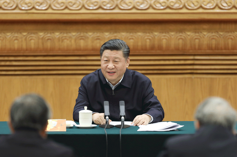 2019年3月18日，習(xí)近平總書記在北京主持召開學(xué)校思想政治理論課教師座談會(huì)并發(fā)表重要講話。