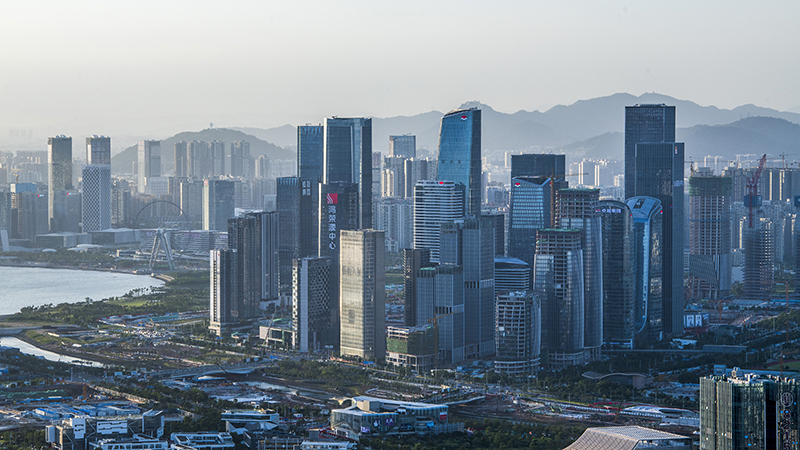 圖為深圳前海城市風(fēng)光。